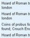 List of <b><i>Post-medieval</b></i> Archaeological Site Locations near LONDON, , Westminster, Camden, London, England NW88LB