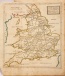 Herman Molls Roman Britain Showing known Roman Roads in the 17th Century